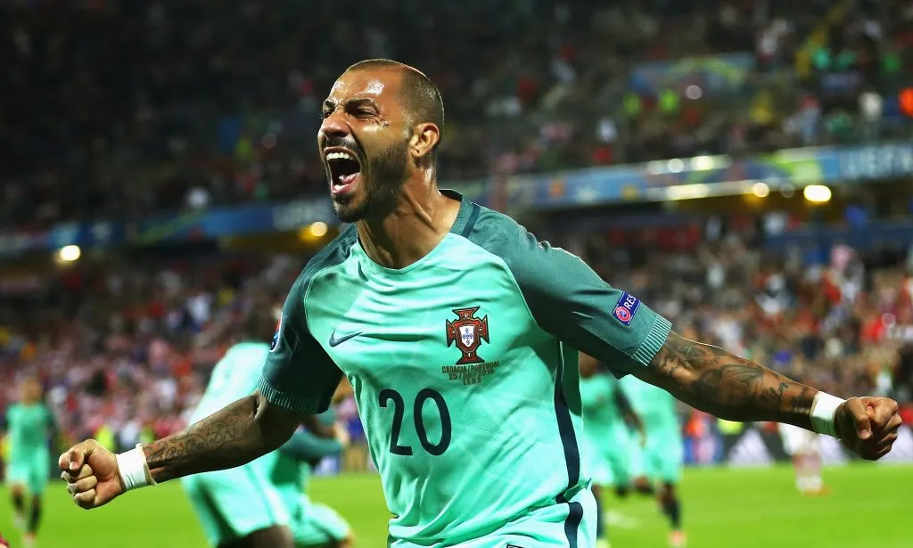 Quaresma comemorando gol na Euro 2016. Foto: Clive Mason/Getty ImagesQuaresma comemorando gol na Euro 2016. Foto: Clive Mason/Getty Images