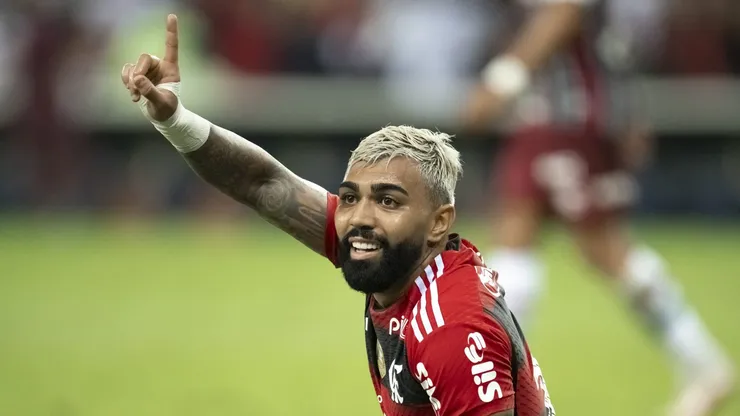 RJ - RIO DE JANEIRO - 01/06/2023 - COPA DO BRASIL 2023, FLAMENGO X FLUMINENSE - Gabi jogador do Flamengo durante partida contra o Fluminense no estadio Maracana pelo campeonato Copa do Brasil 2023.