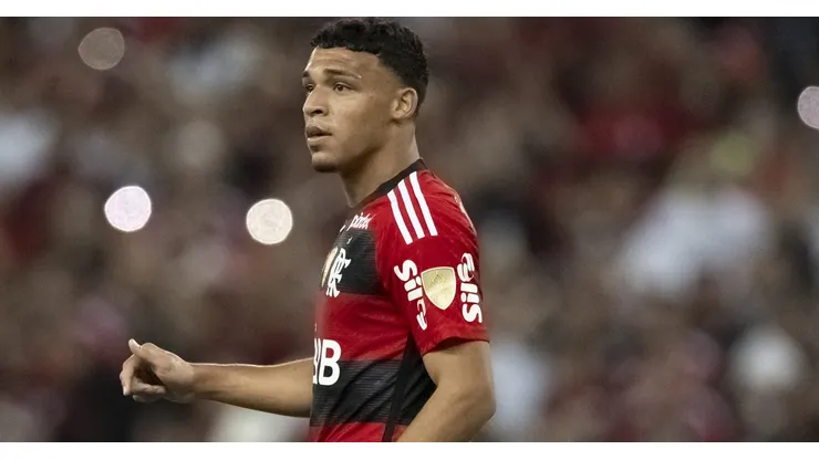 Foto: Jorge Rodrigues/AGIF - Victor Hugo marcou o gol da vitória do Flamengo