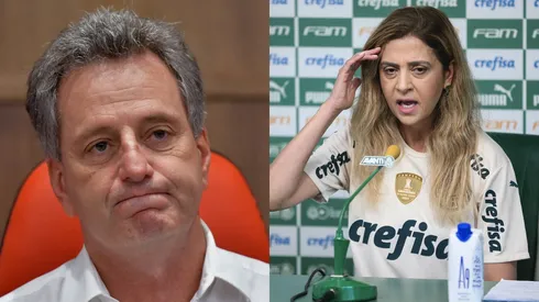 Foto Esq.: Thiago Ribeiro/AGIF e Foto Dir.: Ettore Chiereguini/AGIF - Landim e Leila