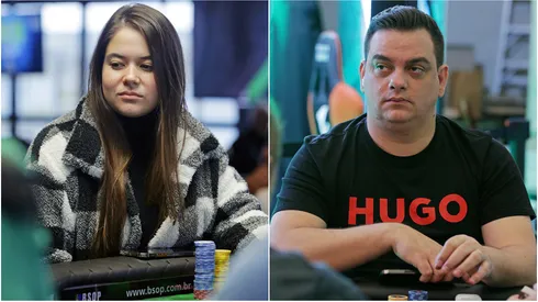 Paula Katrynne e Caio Hey são um casal de jogadores de poker (Fotos: Divulgação/BSOP)