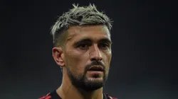 RJ - Rio de Janeiro - 09/08/2022 - LIBERTADORES 2022, FLAMENGO X CORINTHIANS - De Arrascaeta jogador do Flamengo durante partida contra o Corinthians no estadio Maracana pelo campeonato Copa Libertadores 2022. Foto: Thiago Ribeiro/AGIF