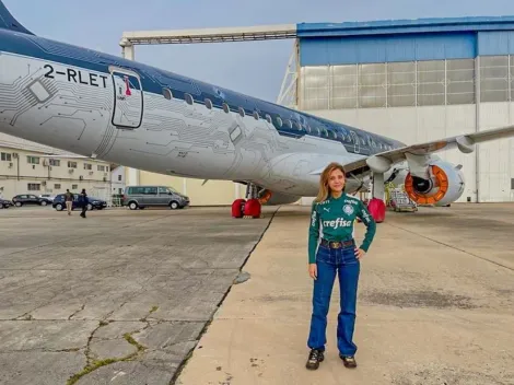 "Avaliado em cerca de R$ 280 milhões"; Conheça o avião do Palmeiras que chegou no Brasil
