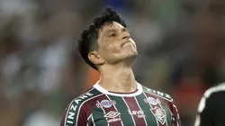 RJ - RIO DE JANEIRO - 06/05/2023 - BRASILEIRO A 2023, FLUMINENSE X VASCO - German Cano jogador do Fluminense lamenta chance perdida durante partida contra o Vasco no estadio Maracana pelo campeonato BRASILEIRO A 2023.