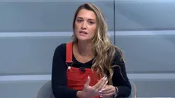 Foto: Reprodução/SporTV - Ana Thaís Matos virou assunto entre os torcedores do Palmeiras.