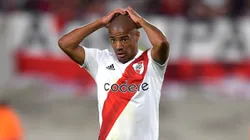 BUENOS AIRES, ARGENTINA - MAY 07: Nicolás De La Cruz of River Plate during a Liga Profesional 2023 match between River Plate and Boca Juniors at Estadio Más Monumental Antonio Vespucio Liberti on May 07, 2023 in Buenos Aires, Argentina. (Photo by Marcelo Endelli/Getty Images)