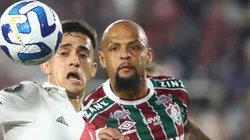 Photo by Marcos Brindicci/Getty Images - Felipe Melo é advertido na Argentina