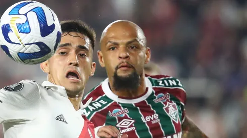 Photo by Marcos Brindicci/Getty Images - Felipe Melo é advertido na Argentina