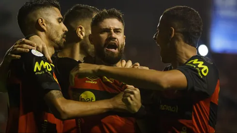 Foto: Reprodução das Redes Sociais do Sport Club do Recife - Fabrício Daniel comemora seu primeiro gol com a camisa do Leão