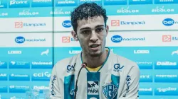 Foto: John Wesley/Paysandu - Jogador Kelvi quando foi anunciado no Paysandu