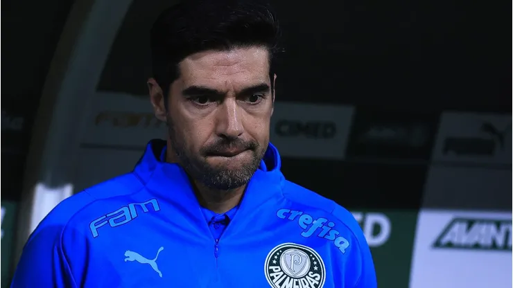 Ettore Chiereguini/AGIF - Abel, treinador do Palmeiras.