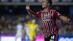 SP - Sorocaba - 21/02/2023 - PAULISTA 2023, SAO BENTO X SAO PAULO - Galoppo jogador do Sao Paulo comemora seu gol durante partida contra o Sao Bento no estadio Walter Ribeiro pelo campeonato Paulista 2023. Foto: Diogo Reis/AGIF