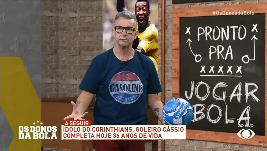 Foto: Os Donos da Bola/YouTube – Neto critica Neymar