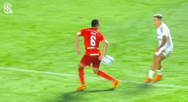 Foto: Reprodução/CBF – Santos empatou com o Internacional