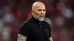 RJ - RIO DE JANEIRO - 21/05/2023 - BRASILEIRO A 2023, FLAMENGO X CORINTHIANS - Jorge Sampaoli tecnico do Flamengo durante partida contra o Corinthians no estadio Maracana pelo campeonato BRASILEIRO A 2023. Foto: Thiago Ribeiro/AGIF