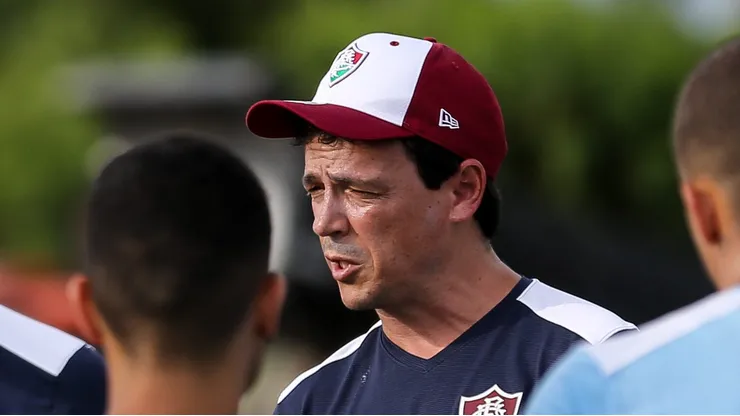 FOTO: LUCAS MERÇON / FLUMINENSE F.C. - Fernando Diniz treina o Fluminense