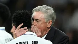 (Photo by David Ramos/Getty Images) - Vini Jr. e Carlo Ancelotti