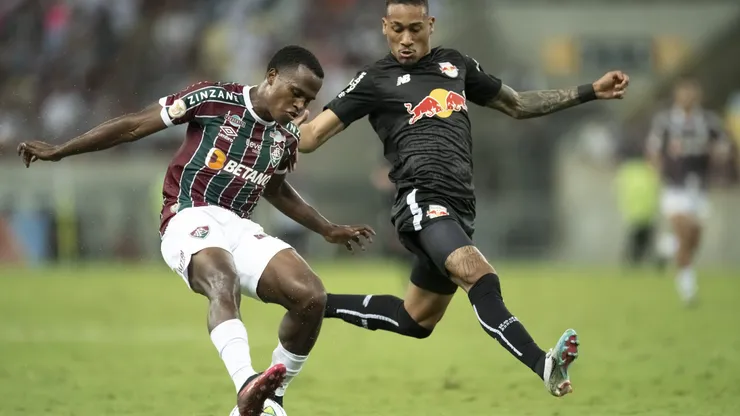 Foto: Jorge Rodrigues/AGIF - Jhon Arias, jogador do Fluminense durante partida contra o Bragantino no Estádio Maracanã
