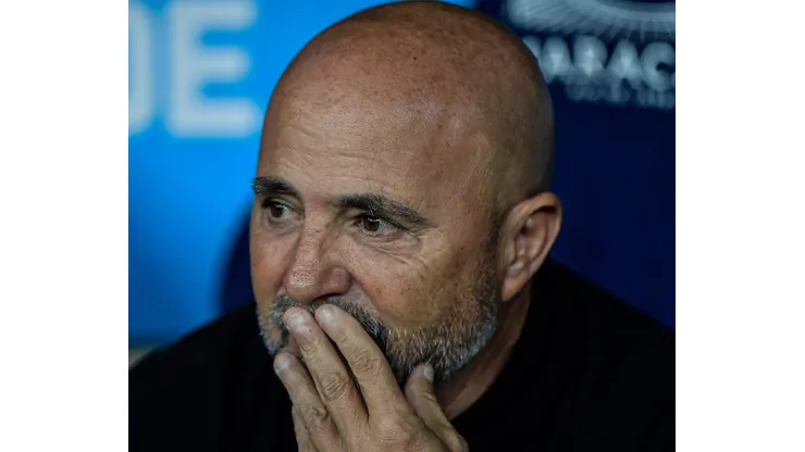 Jorge Sampaoli aprova a chegda de Veríssimo no Flamengo - . Foto: Thiago Ribeiro/AGIF
