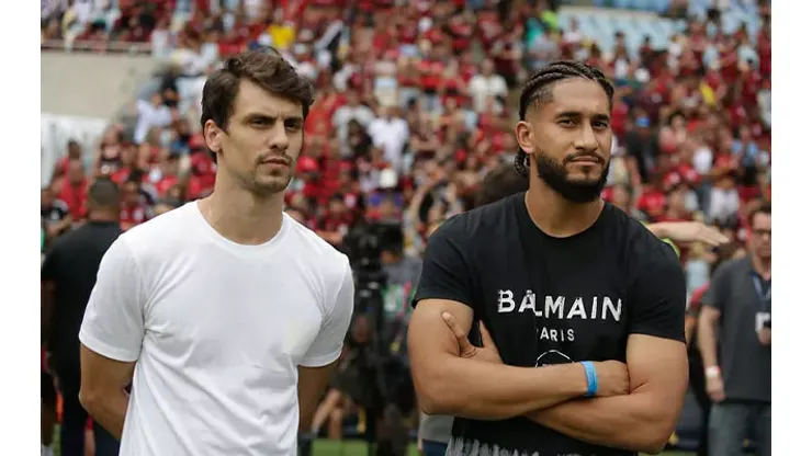 Rodrigo Caio e Pablo, zagueiros do Flamengo - Foto: Gilvan de Souza/Flamengo
