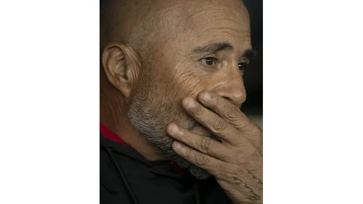 RJ - RIO DE JANEIRO - 27/05/2023 - BRASILEIRO A 2023, FLAMENGO X CRUZEIRO - Jorge Sampaoli tecnico do Flamengo durante partida contra o Cruzeiro no estadio Maracana pelo campeonato BRASILEIRO A 2023. Foto: Jorge Rodrigues/AGIF
