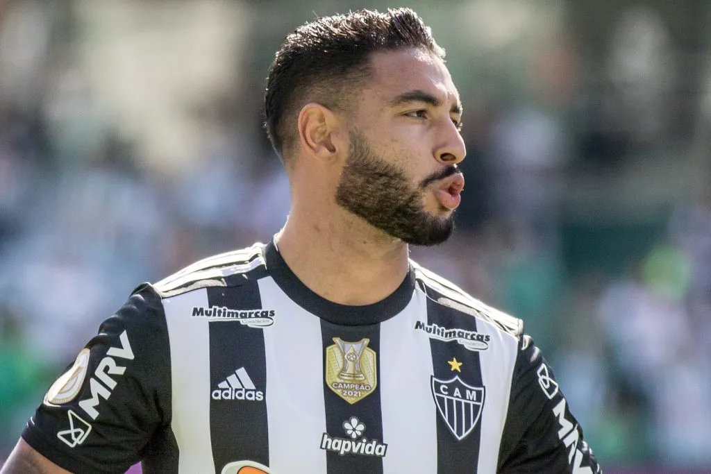 PR – Curitiba – 14/08/2022 – BRASILEIRO A 2022, CORITIBA X ATLETICO MG – Nathan Silva jogador do Atletico-MG durante partida contra o Coritiba no estadio Couto Pereira pelo campeonato Brasileiro A 2022. Foto: Robson Mafra/AGIF