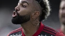 RJ - Rio de Janeiro - 06/02/2022 - CARIOCA 2022, FLAMENGO X FLUMINENSE - Gabigol jogador do Flamengo durante partida contra o Fluminense no estadio Engenhao pelo campeonato Carioca 2022. Foto: Jorge Rodrigues/AGIF