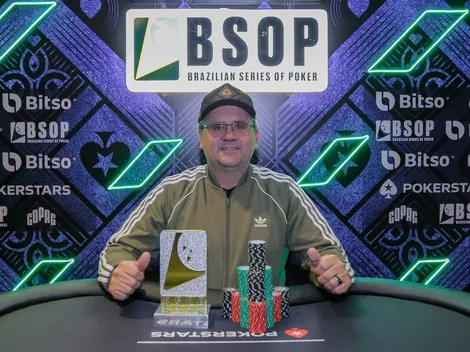 Jeferson Zaminhan é ‘o rei dos High Rollers’ do BSOP