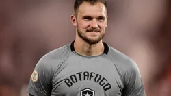 RJ - RIO DE JANEIRO - 07/05/2023 - BRASILEIRO A 2023, BOTAFOGO X ATLETICO-MG - Lucas Perri goleiro do Botafogo durante partida contra o Atletico-MG no estadio Engenhao pelo campeonato BRASILEIRO A 2023. Foto: Thiago Ribeiro/AGIF