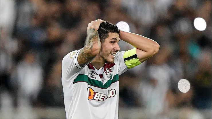 RJ - RIO DE JANEIRO - 20/05/2023 - BRASILEIRO A 2023, BOTAFOGO X FLUMINENSE - Nino jogador do Fluminense durante partida contra o Botafogo no estadio Engenhao pelo campeonato BRASILEIRO A 2023. Foto: Thiago Ribeiro/AGIF