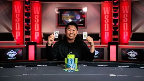 Peter Thai ganhou o primeiro bracelete da WSOP 2023 (Foto: Danny Maxwell/WSOP)