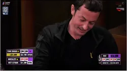 Tom Dwan puxou pote superior a US$ 3 milhões (Foto: Reprodução/youtube Hustler Casino Live)