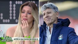 Foto: Jogo Aberto/YouTube e Agif/Pedro H. Tesch - Renata Fan é zoada por Renato