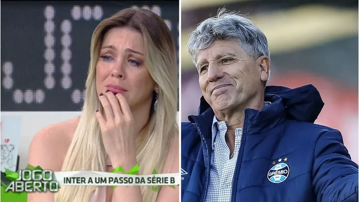 Foto: Jogo Aberto/YouTube e Agif/Pedro H. Tesch - Renata Fan é zoada por Renato