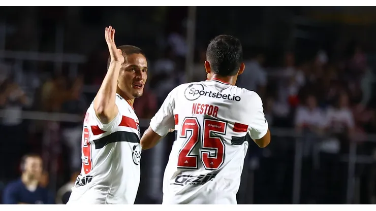 Pablo Maia e Rodrigo Nestor no São Paulo - Foto: Marcello Zambrana/AGIF