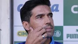 SP - SAO PAULO - 15/04/2023 - BRASILEIRO A 2023, PALMEIRAS X CUIABA - Abel Ferreira tecnico do Palmeiras durante partida contra o Cuiaba no estadio Arena Allianz Parque pelo campeonato BRASILEIRO A 2023. Foto: Ettore Chiereguini/AGIF