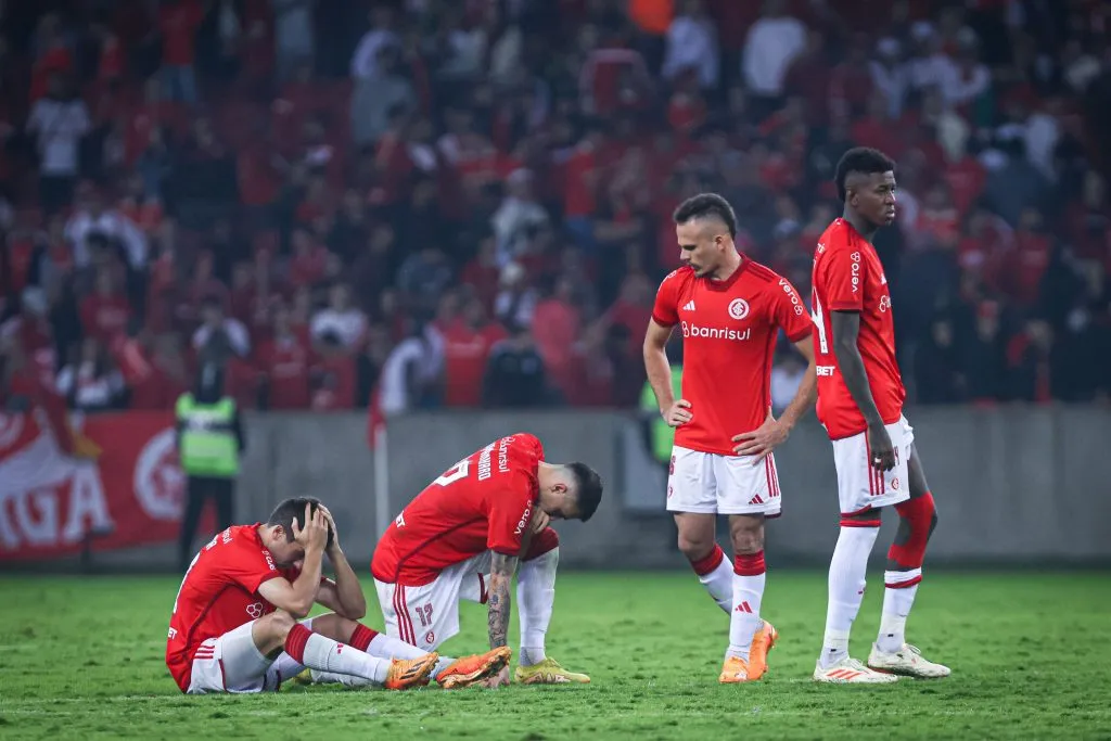 Foto: Maxi Franzoi/AGIF – Internacional foi eliminado na Copa do Brasil