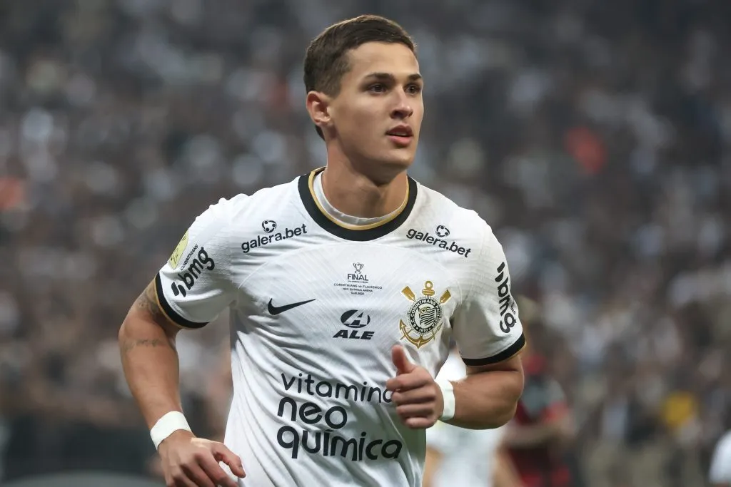 SP – Sao Paulo – 12/10/2022 – COPA DO BRASIL 2022 FINAL, CORINTHIANS X FLAMENGO – Mateus Vital jogador do Corinthians durante partida contra o Flamengo no estadio Arena Corinthians pelo campeonato Copa do Brasil 2022. Foto: Marcello Zambrana/AGIF