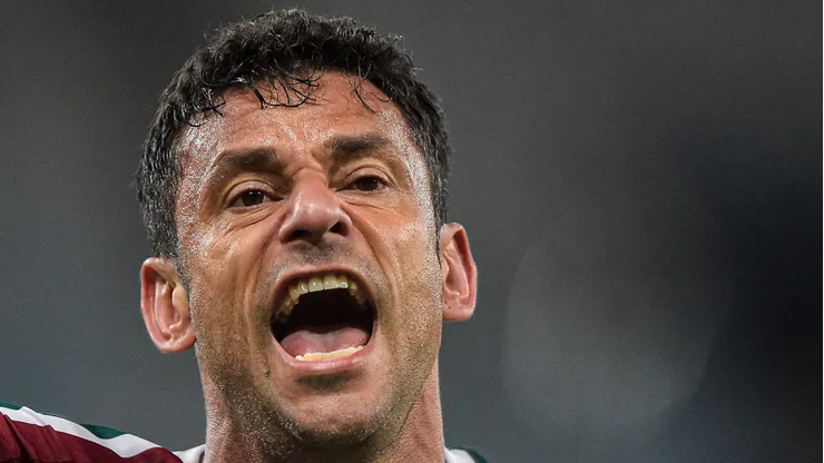 RJ - Rio de Janeiro - 02/07/2022 - BRASILEIRO A 2022, FLUMINENSE X CORINTHIANS - Fred jogador do Fluminense comemora vitoria ao final da partida contra o Corinthians no estadio Maracana pelo campeonato Brasileiro A 2022. Foto: Thiago Ribeiro/AGIF