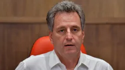 RJ - Rio de Janeiro - 24/02/2019 - Coletiva Presidente do Flamengo Rodolfo Landim - Presidente do Flamengo Rodolfo Landim, concede coletiva neste domingo, no auditorio Rogerio Steinberg, na Gavea, a fim de, responder perguntas sobre a tragedia no Ninho do Urubu. Foto: Thiago Ribeiro/AGIF