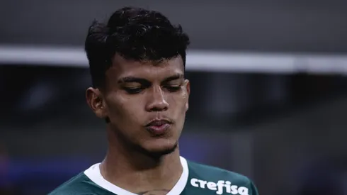 SP - Sao Paulo - 18/07/2022 - BRASILEIRO A 2022, PALMEIRAS X CUIABA - Gabriel Veron jogador do Palmeiras durante partida contra o Cuiaba no estadio Arena Allianz Parque pelo campeonato Brasileiro A 2022. Foto: Ettore Chiereguini/AGIF