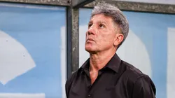 RS - PORTO ALEGRE - 22/07/2023 - BRASILEIRO A 2023, GREMIO X ATLETICO-MG - Renato Portaluppi tecnico do Gremio durante partida contra o Atletico-MG no estadio Arena do Gremio pelo campeonato Brasileiro A 2023. Foto: Maxi Franzoi/AGIF