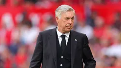 Carlo Ancelotti, técnico do Real Madrid, fala sobre as saídas de grandes ídolos da equipe em entrevista. Foto: Fran Santiago/Getty Images