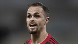 RJ - Rio de Janeiro - 05/11/2021 - BRASILEIRO A 2021, FLAMENGO X ATLETICO-GO - Michael jogador do Flamengo durante partida contra o Atletico-GO no estadio Maracana pelo campeonato Brasileiro A 2021. Foto: Jorge Rodrigues/AGIF