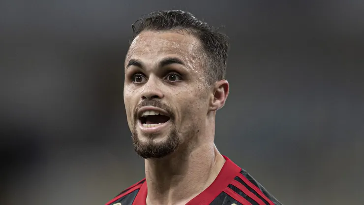 RJ - Rio de Janeiro - 05/11/2021 - BRASILEIRO A 2021, FLAMENGO X ATLETICO-GO - Michael jogador do Flamengo durante partida contra o Atletico-GO no estadio Maracana pelo campeonato Brasileiro A 2021. Foto: Jorge Rodrigues/AGIF