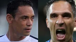 Foto Ricardo Oliveira: Foto: Ivan Storti/Santos FC - Foto Fernando Prass: Foto: Cesar Greco - Sociedade Esportiva Palmeiras