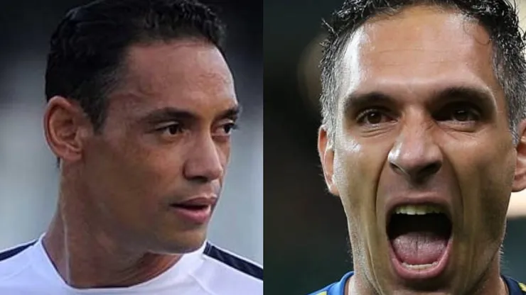 Foto Ricardo Oliveira: Foto: Ivan Storti/Santos FC - Foto Fernando Prass: Foto: Cesar Greco - Sociedade Esportiva Palmeiras