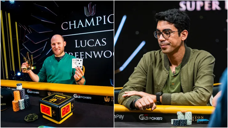 Lucas Greenwood e Pablo brito (Fotos: Divulgação/Triton Poker)