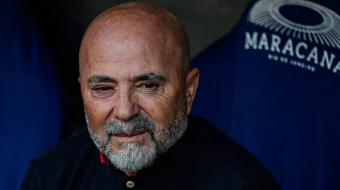 RJ - RIO DE JANEIRO - 22/07/2023 - BRASILEIRO A 2023, FLAMENGO X AMERICA - Jorge Sampaoli tecnico do Flamengo durante partida contra o America no estadio Maracana pelo campeonato Brasileiro A 2023. Foto: Thiago Ribeiro/AGIF