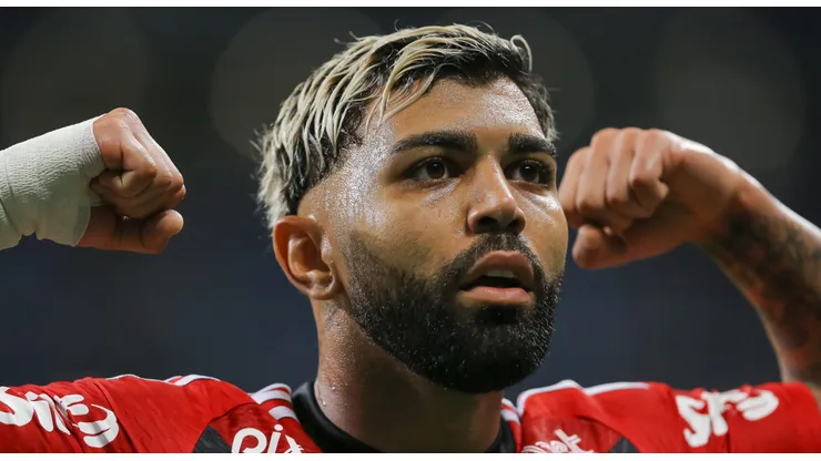 Gabriel Barbosa, o Gabigol atinge marca inédita no futebol brasileiro com gol contra o Grêmio na Copa do Brasil Foto: Pedro H. Tesch/AGIF